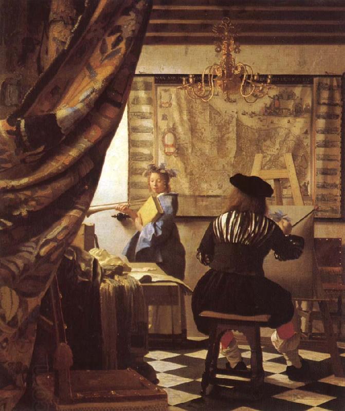 Johannes Vermeer The Schilderconst